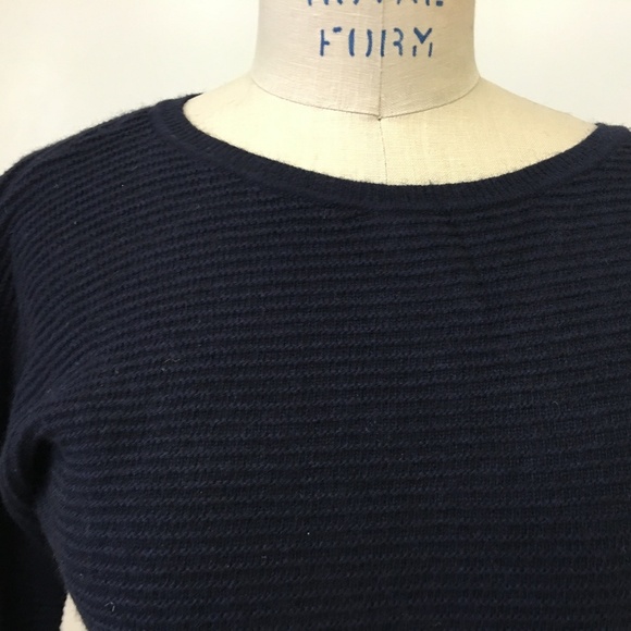 J. Crew NAVY Crew Neck Sweater Size XXS - Picture 3 of 5